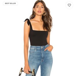 Free People Tie Shoulder Bodysuit
